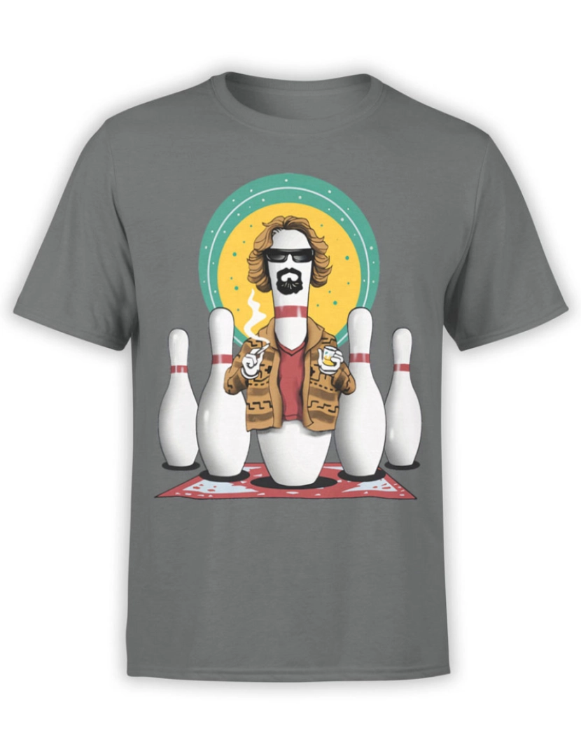 Rockinstone - Camiseta Grande Lebowski Skittlebowski-S