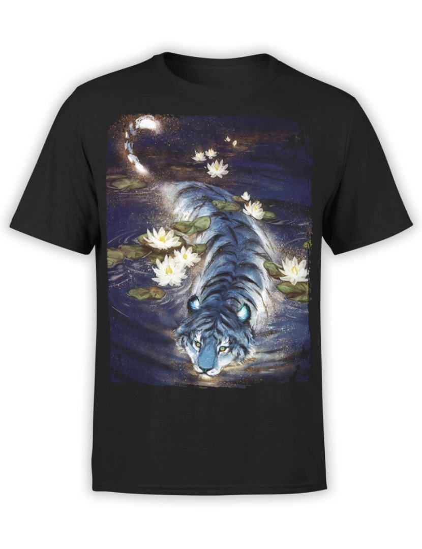 Rockinstone - Camisetas Gato Tigre-S