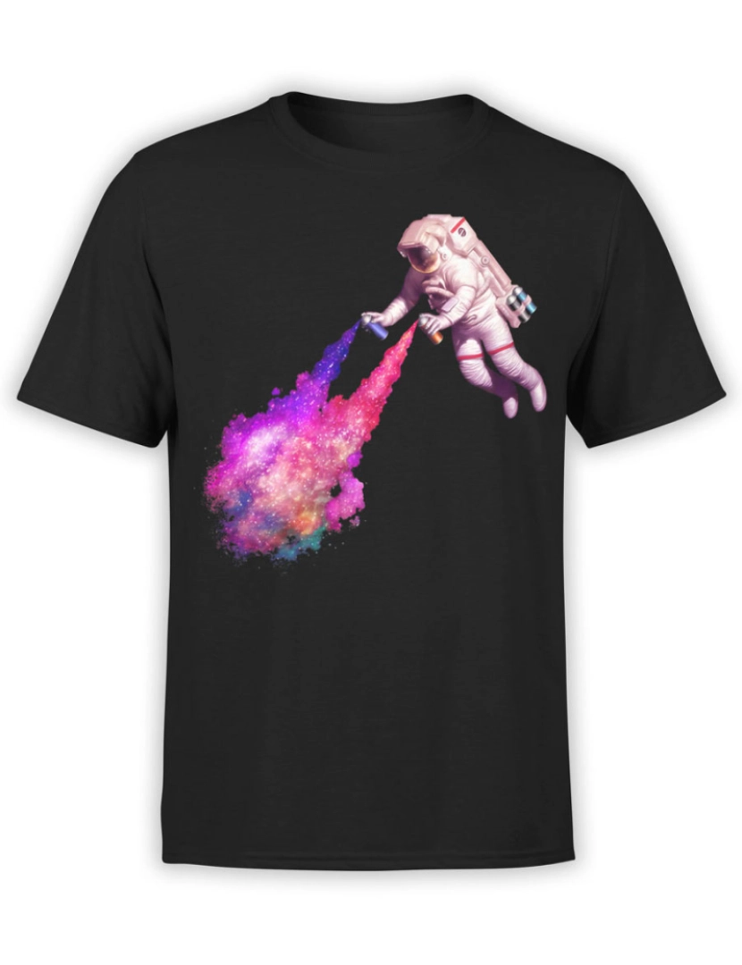 Rockinstone - Camisas NASA Graffiti Espacial-S