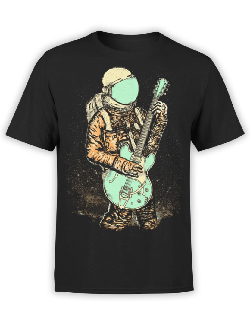 Rockinstone - Guitarra de camisas da NASA-S