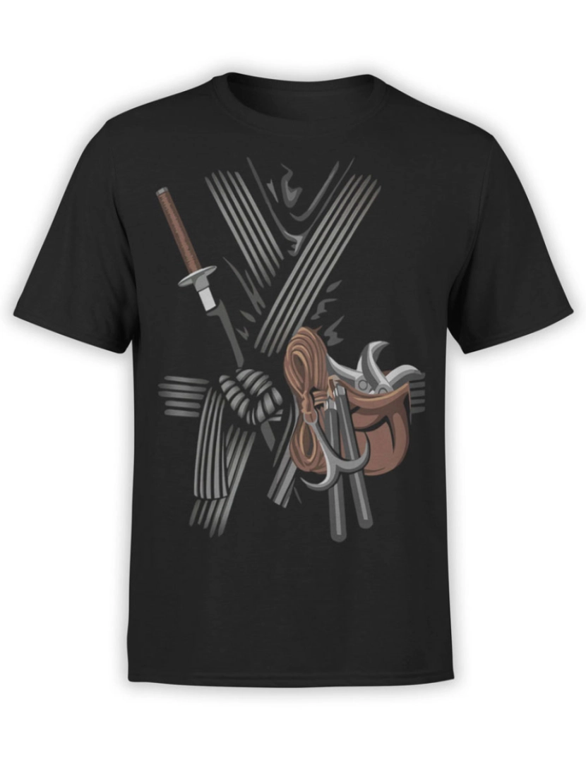 Rockinstone - Camiseta Guerreiros Ninja-S