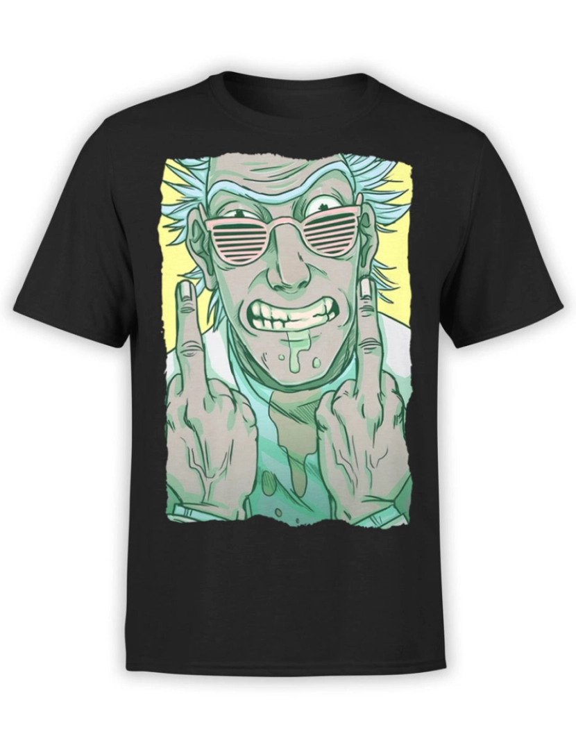 Rockinstone - Camiseta Rick e Morty F*ckYou-S