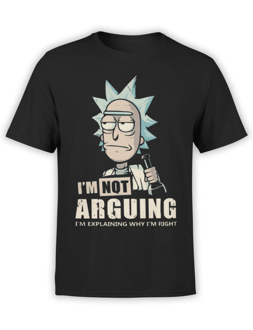 Rockinstone - Camiseta Rick e Morty direita-S