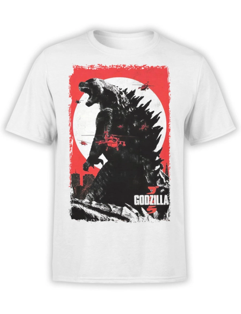 Rockinstone - Guerra de camisetas Godzilla-S