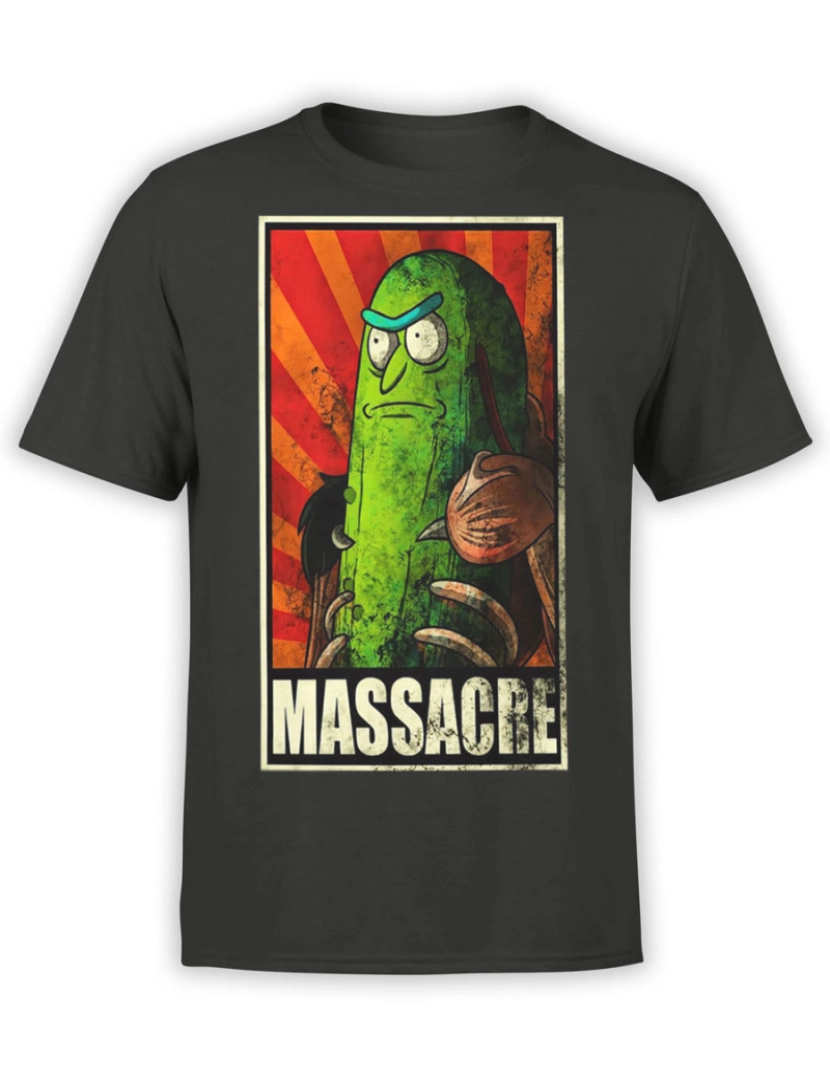 Rockinstone - Camiseta Rick e Morty Pickle Rick-S