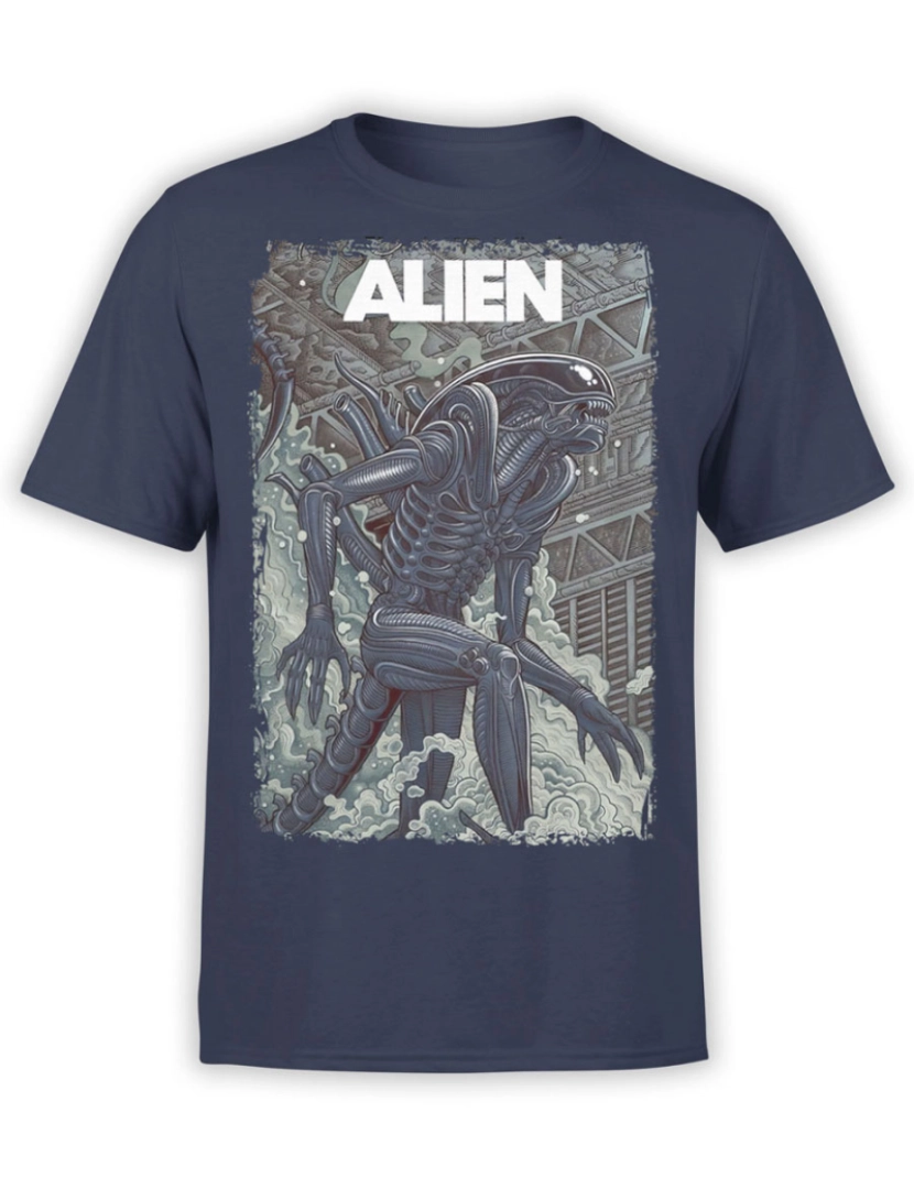 Rockinstone - Camiseta Alienígena Retrô-S