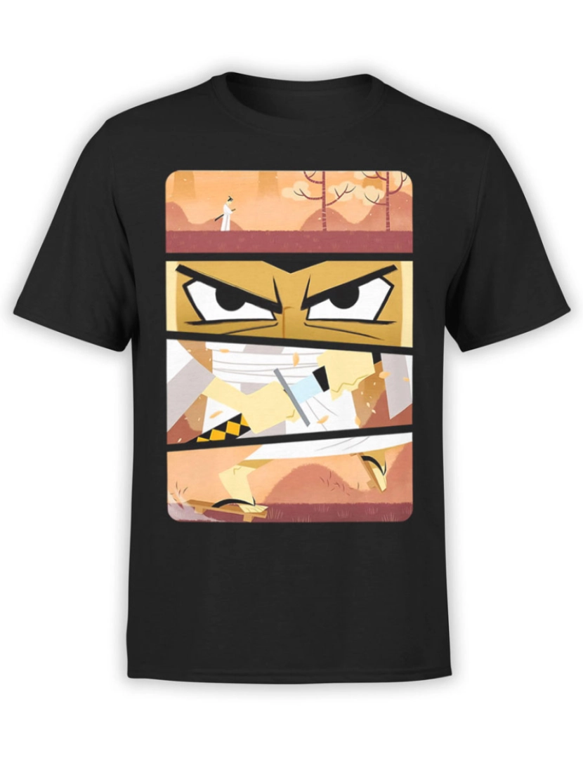 Rockinstone - Camiseta Samurai Jack Quadrinhos-S