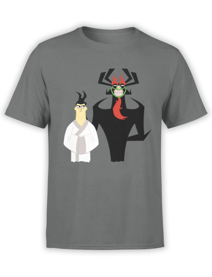 Rockinstone - Chifres de camiseta Samurai Jack-S