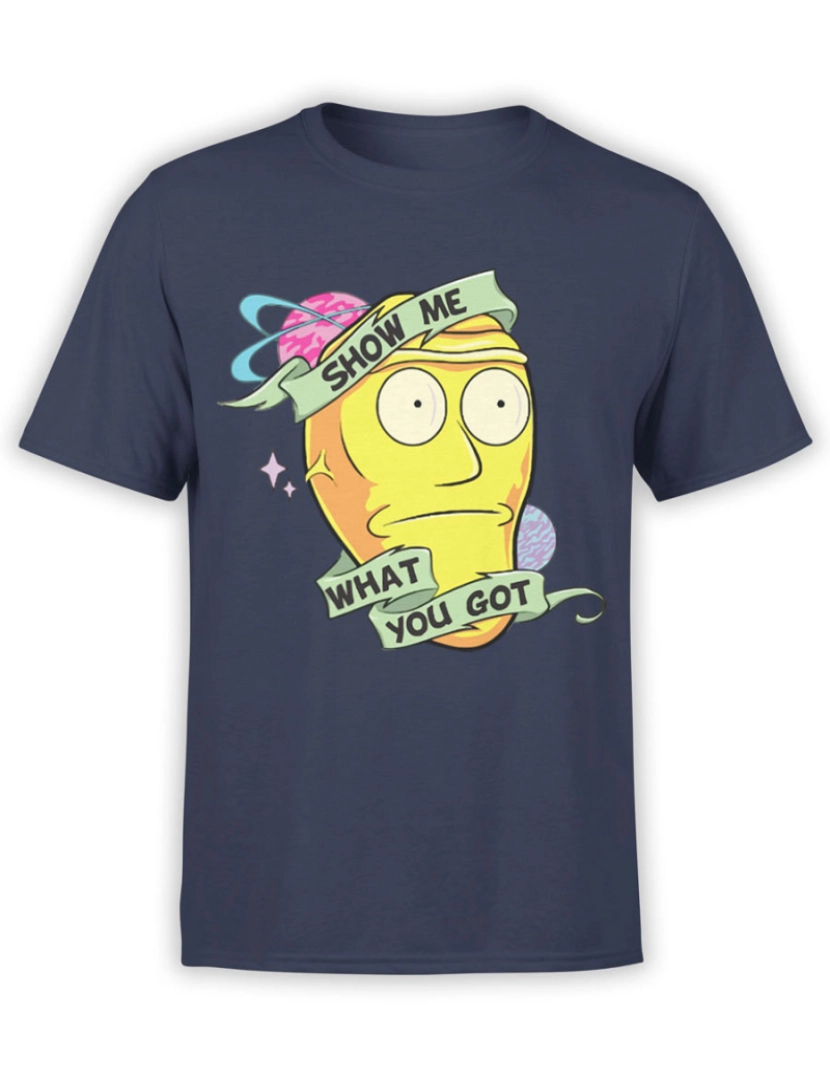 Rockinstone - Camiseta Rick e Morty Mostre-me-S