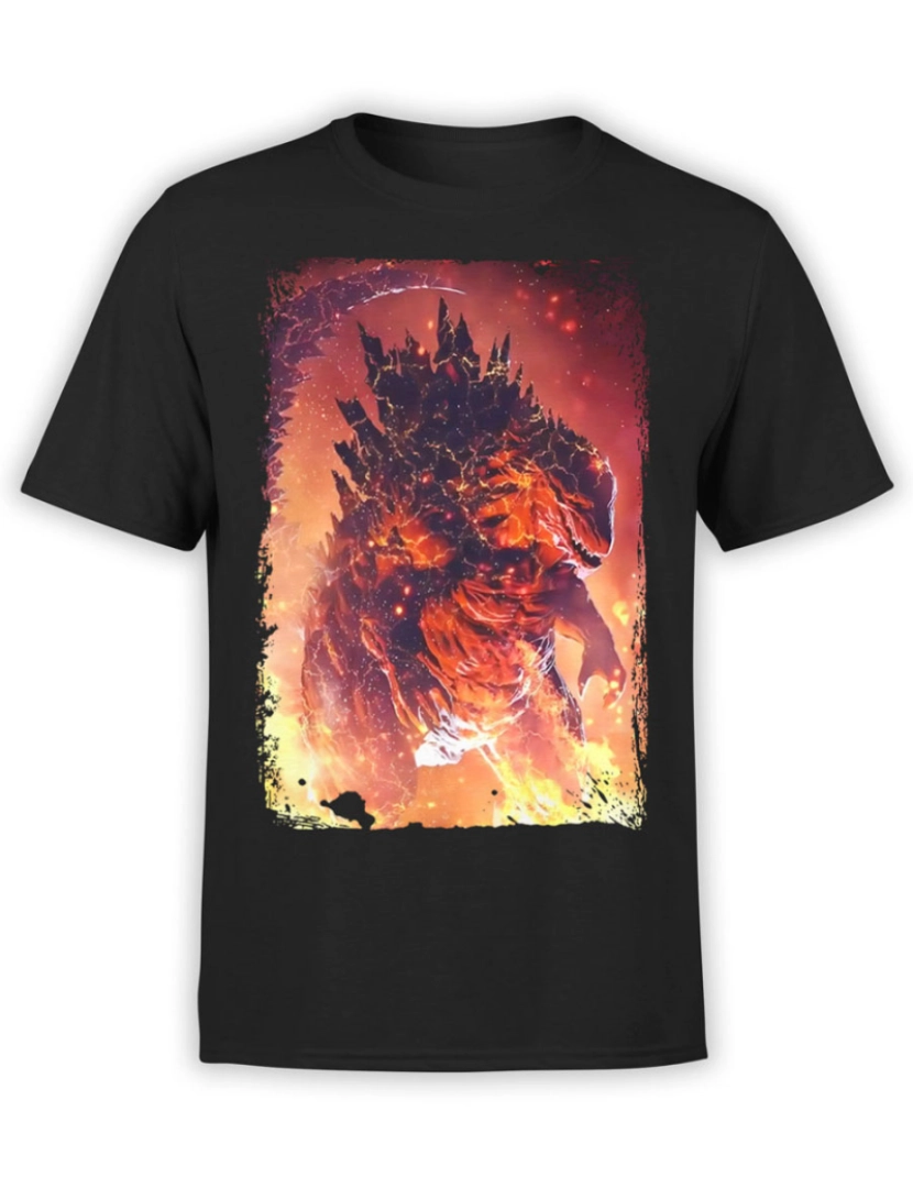 Rockinstone - Camiseta Godzilla Morte-S