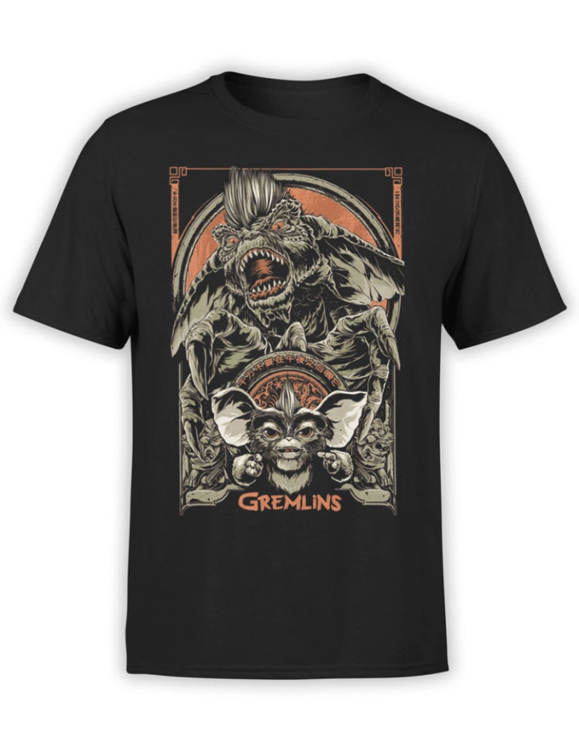 Rockinstone - Camiseta Gremlins por dentro-S