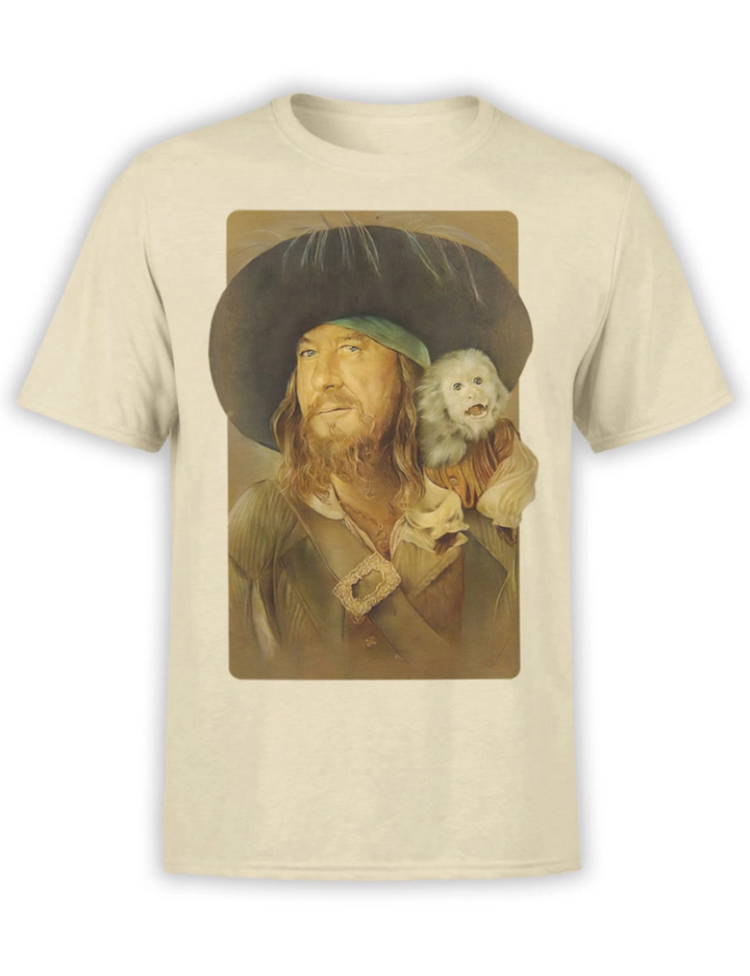 Rockinstone - Camiseta Piratas do Caribe Hector Barbossa-S