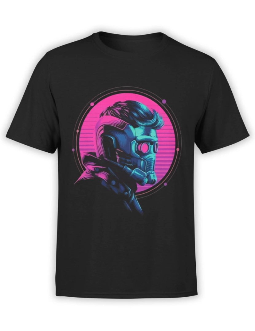 Rockinstone - Camiseta Guardiões da Galáxia Capacete do Senhor das Estrelas-S