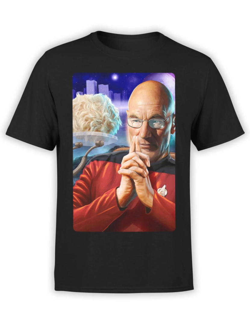 imagem de Camiseta Star Trek Jean-Luc Picard-S1