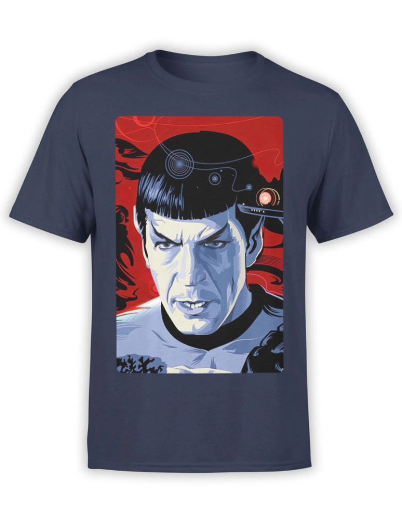 Rockinstone - Camiseta Star Trek Spock-S