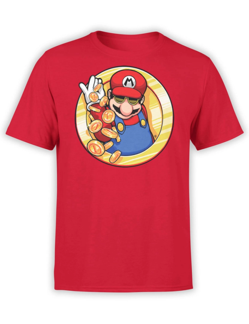 Rockinstone - Camiseta Super Mario Legal-S