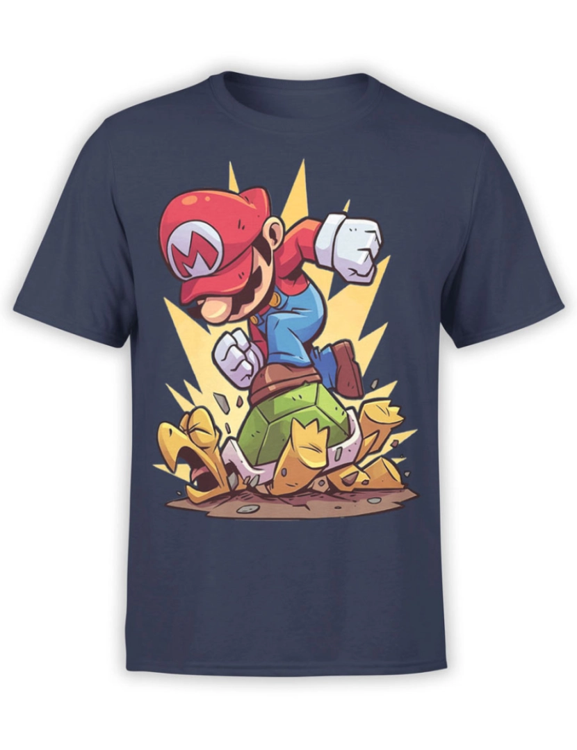 Rockinstone - Camiseta Super Mario Vingança-S