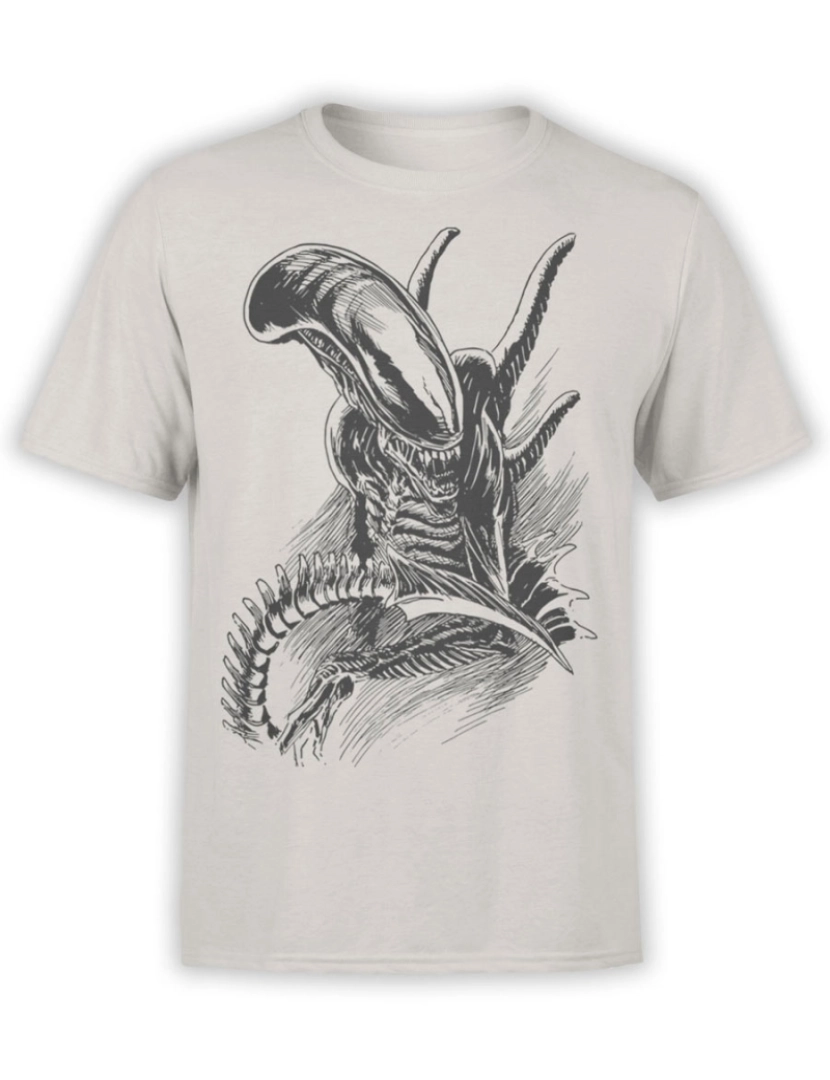 Rockinstone - Desenho de camiseta alienígena-S