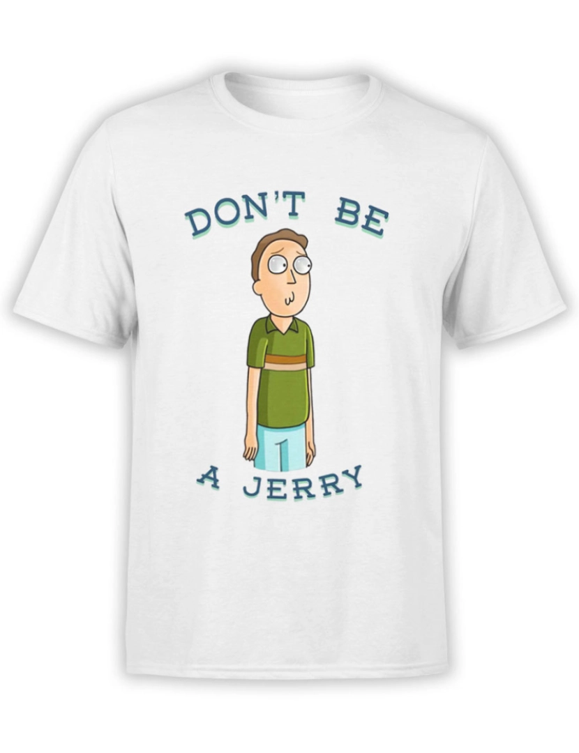 Rockinstone - Camiseta Rick e Morty Jerry-S