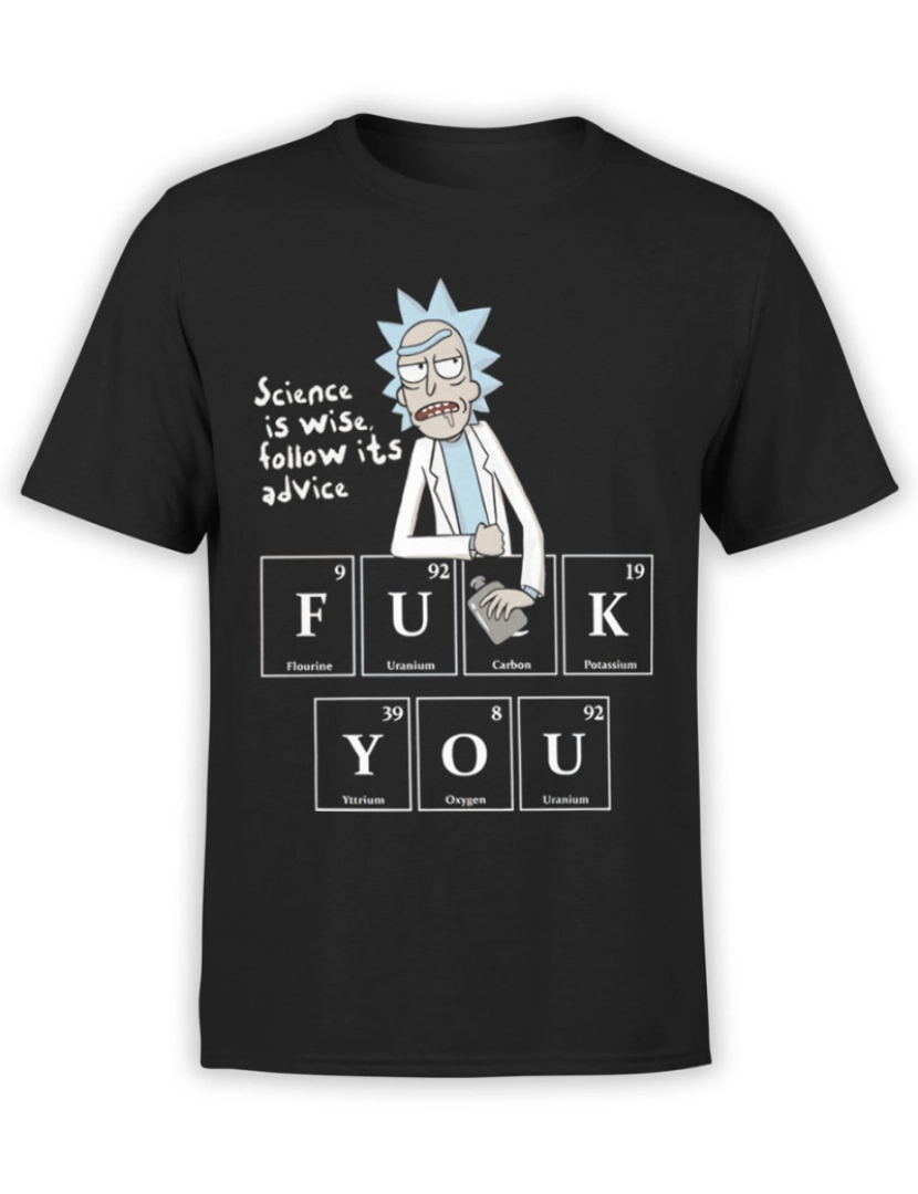 Rockinstone - Camiseta Rick e Morty FckYou-S