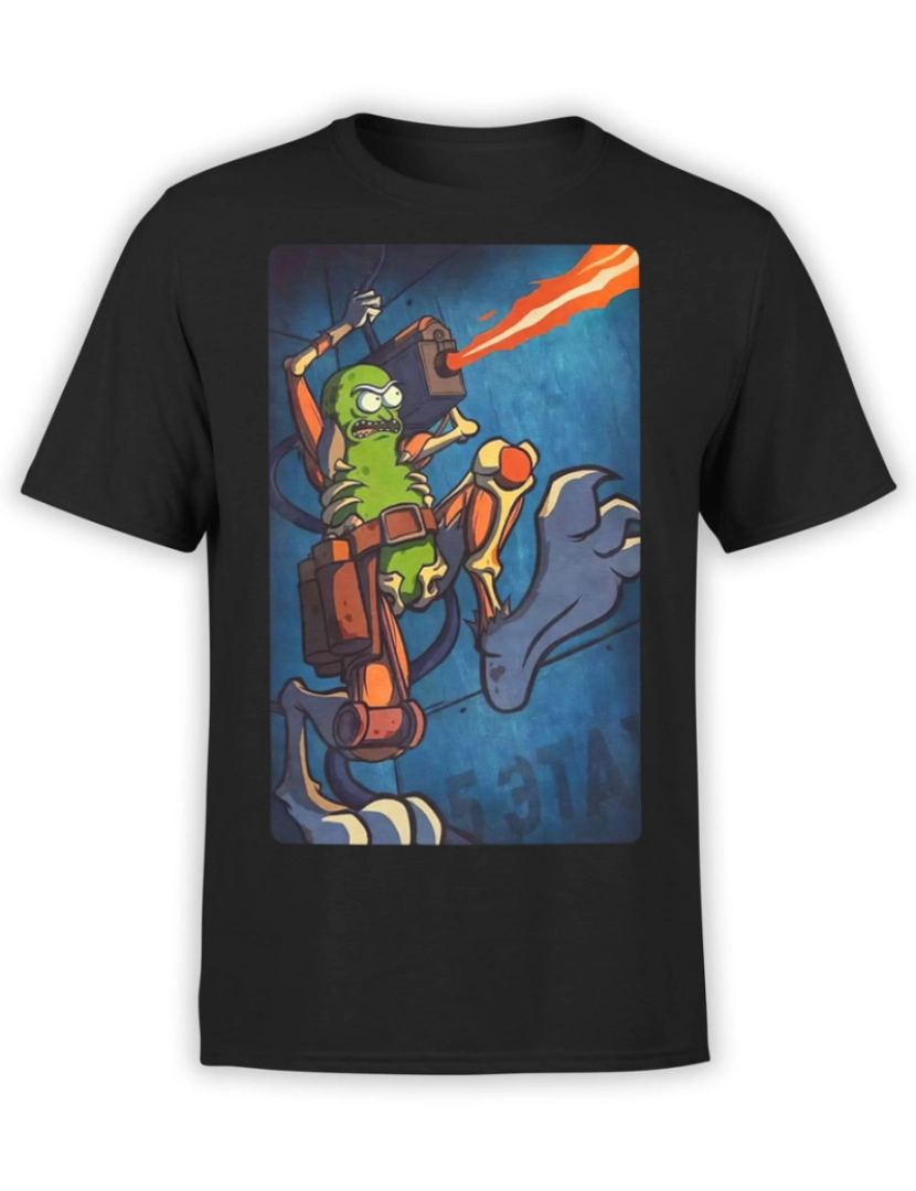 Rockinstone - Camiseta Rick e Morty Cool Pickle-S