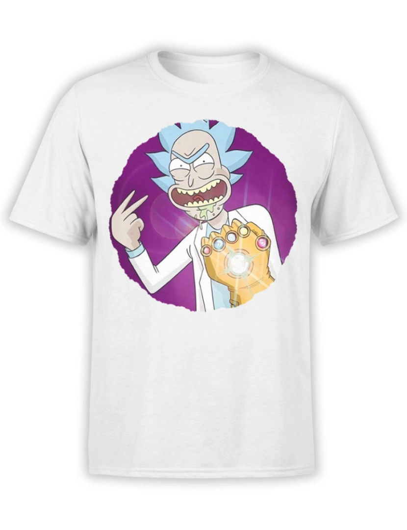 Rockinstone - Camiseta Rick e Morty Thanos-S