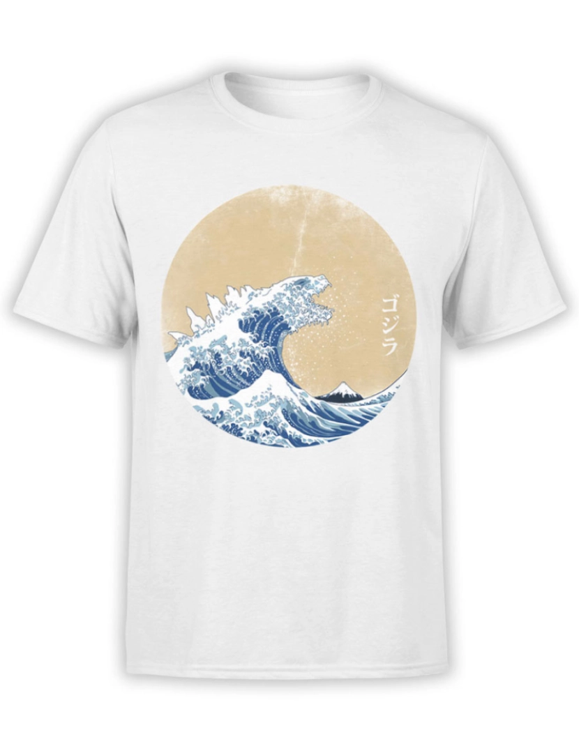 Rockinstone - Camiseta Godzilla Ondas-S