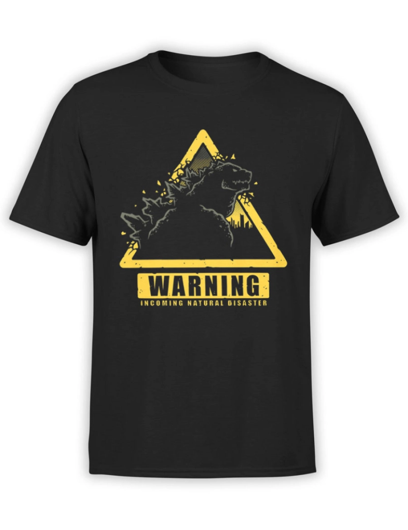 Rockinstone - Aviso de camiseta Godzilla-S