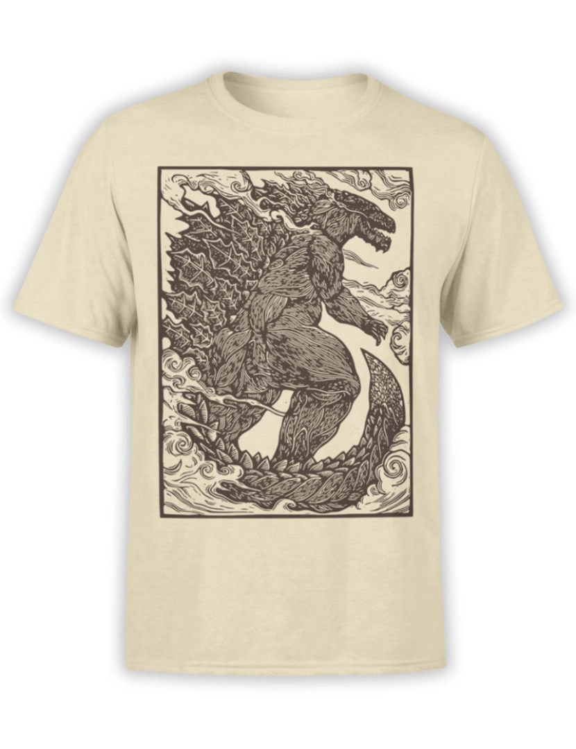 imagem de Gravura de camiseta Godzilla-S1