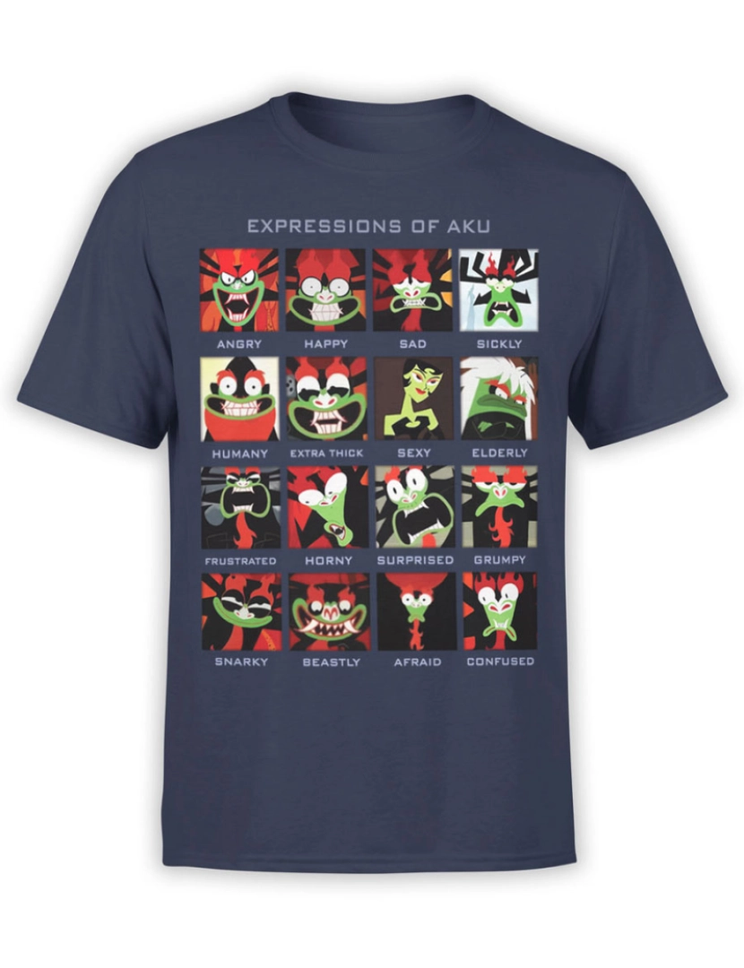 Rockinstone - Expressões da camiseta Samurai Jack-S