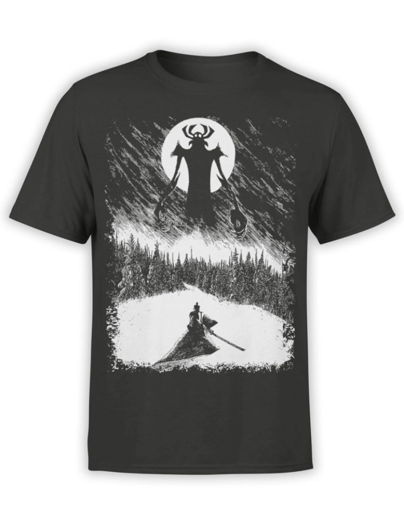 Rockinstone - Gravura de camiseta Samurai Jack-S