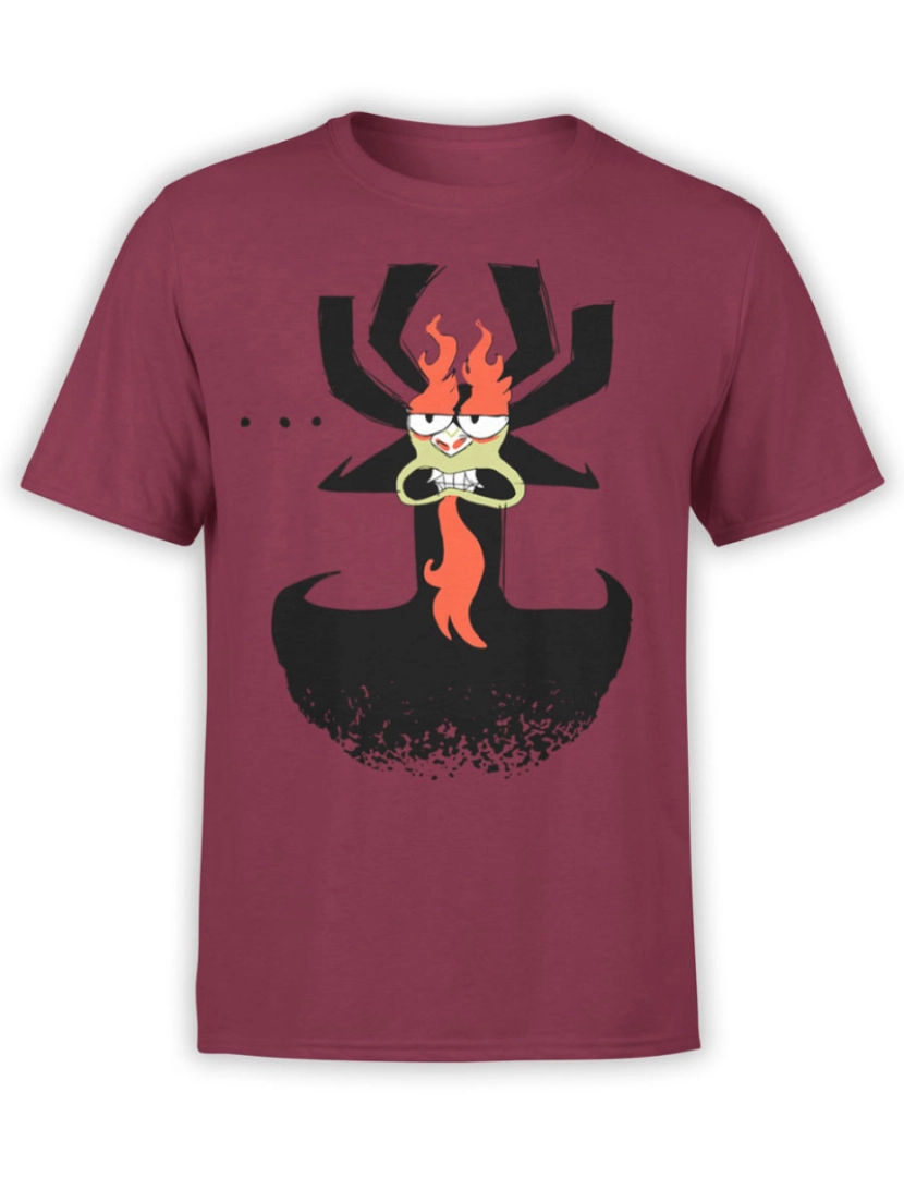 Rockinstone - Desenho de camiseta Samurai Jack Aku-S