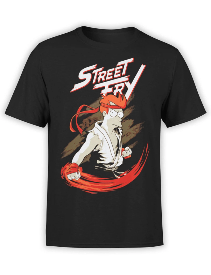 Rockinstone - Camiseta Futurama Street Fry-S