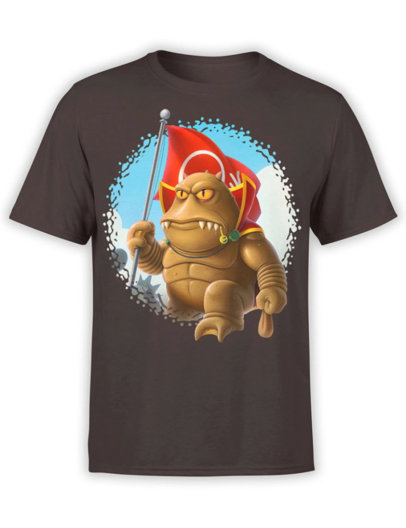 Rockinstone - Camiseta Futurama Lrrr-S