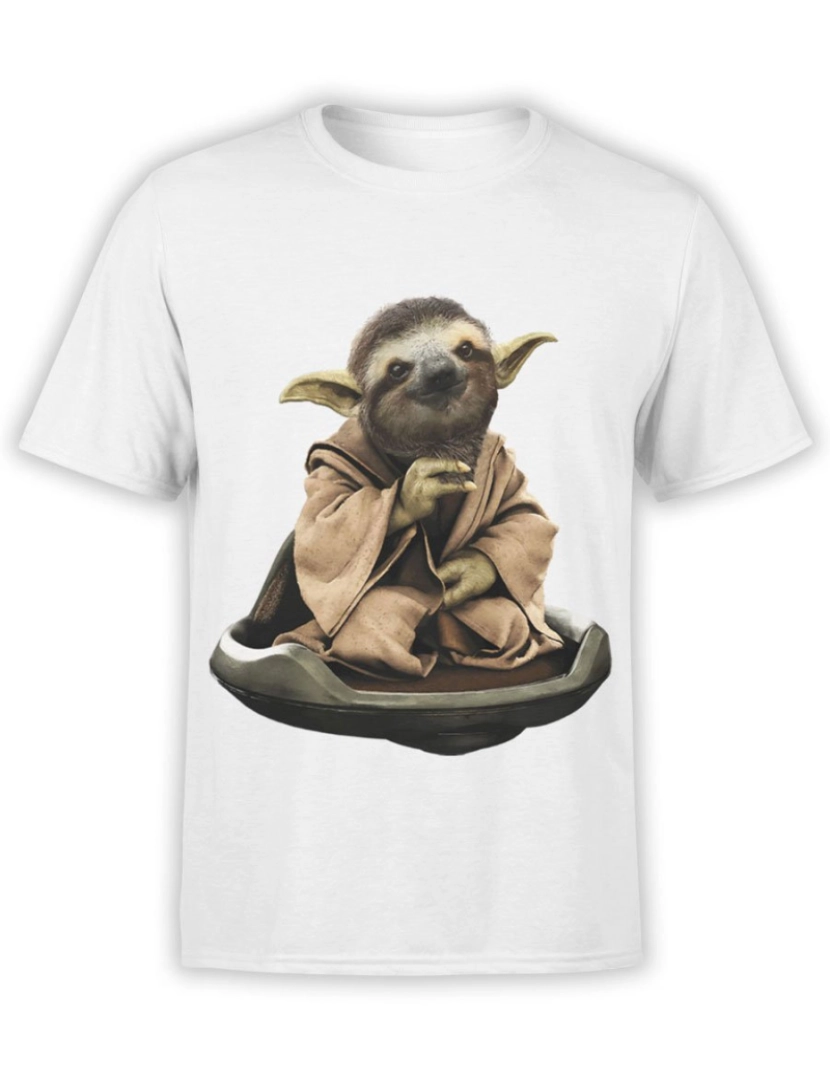 Rockinstone - Camiseta Star Wars “Yoda Preguiça”-S