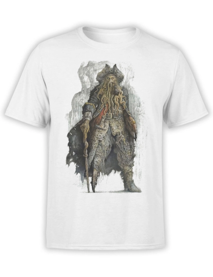 Rockinstone - Camiseta Piratas do Caribe Davy Jones-S