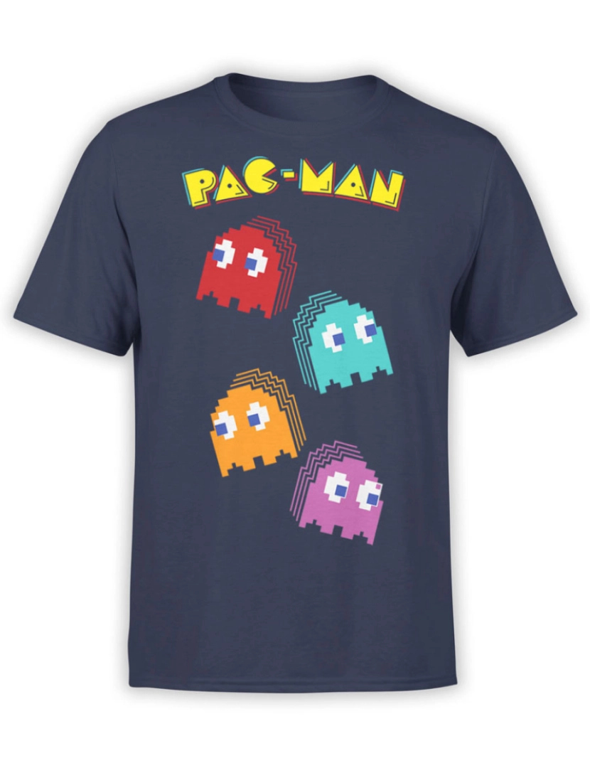 Rockinstone - Pixels da camiseta do Pac-Man-S