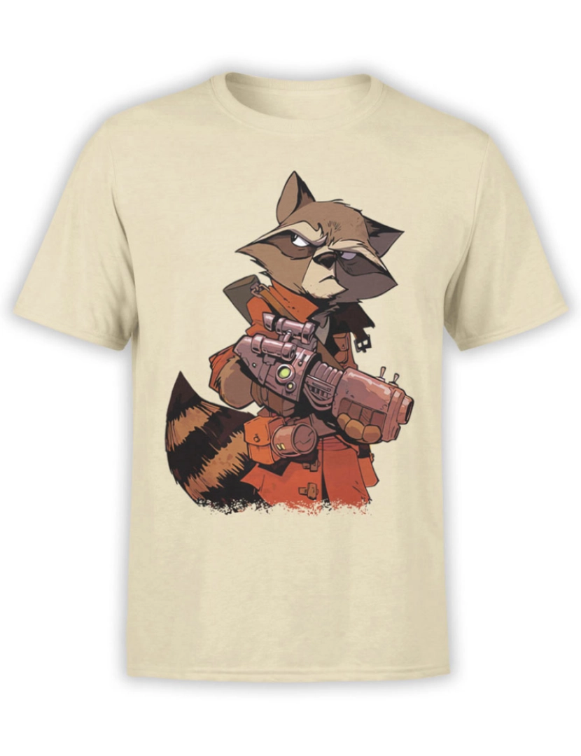 imagem de Camiseta Guardiões da Galáxia Rocket Raccoon-S1