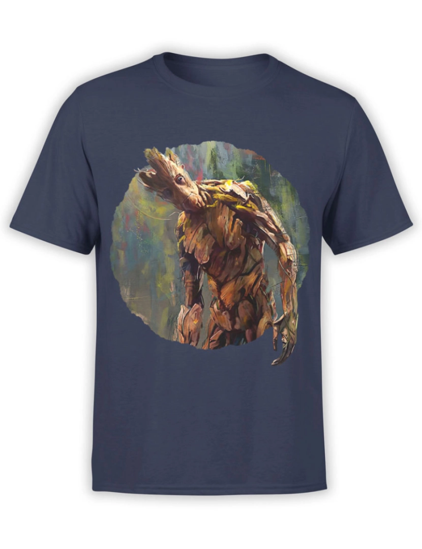 Rockinstone - Camiseta Guardiões da Galáxia Groot Paint-S