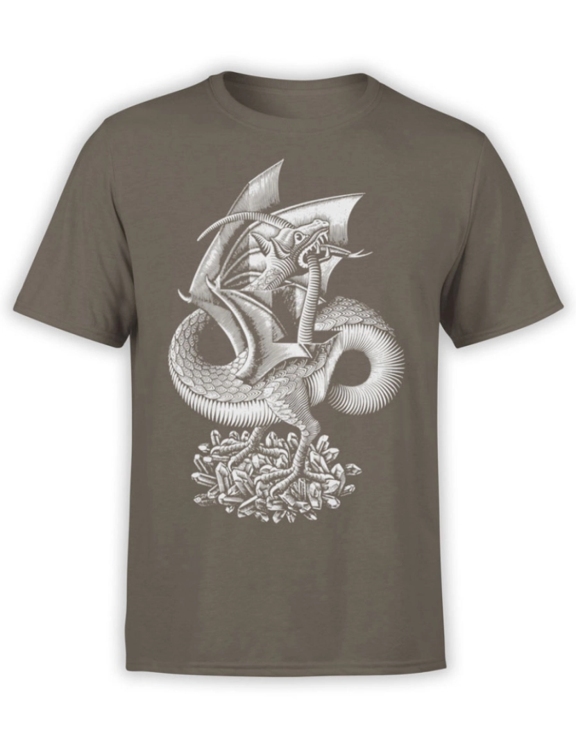 imagem de Camiseta Escher Dragão-S1