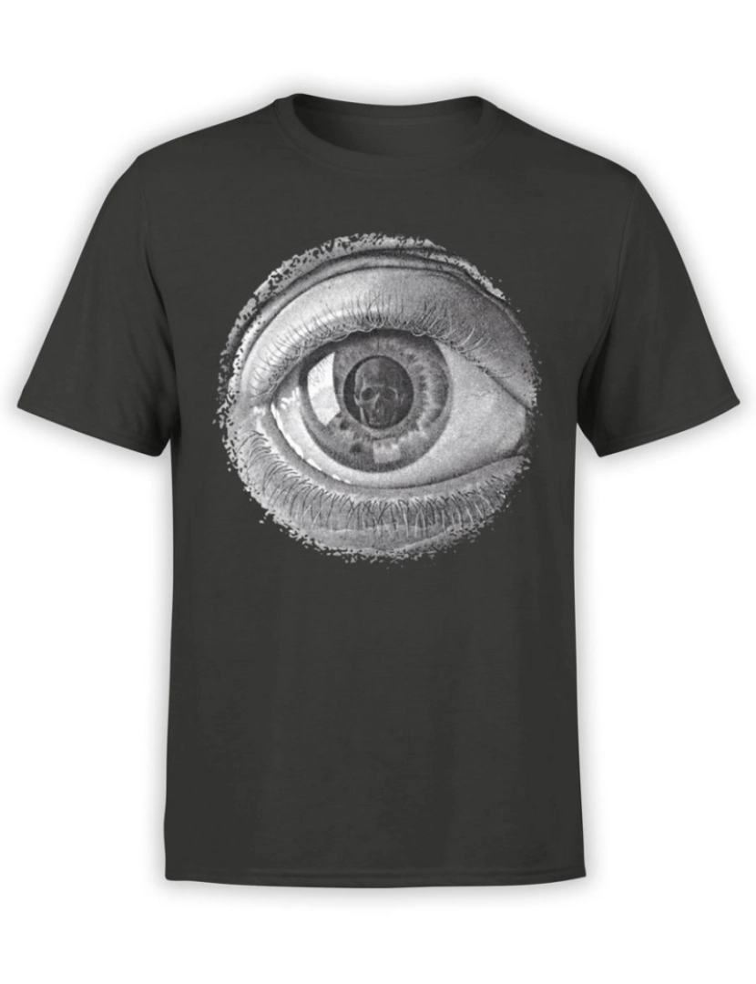 Rockinstone - Camiseta Escher Olho-S