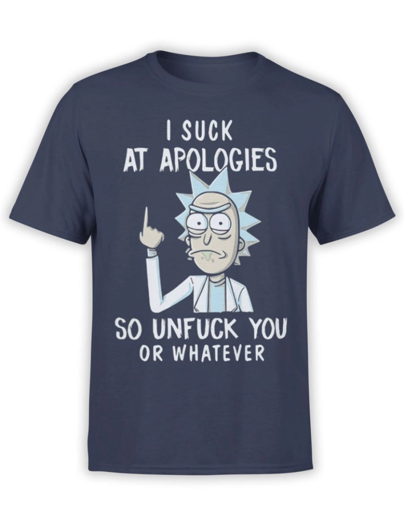 Rockinstone - Camiseta Rick e Morty Unfuck-S