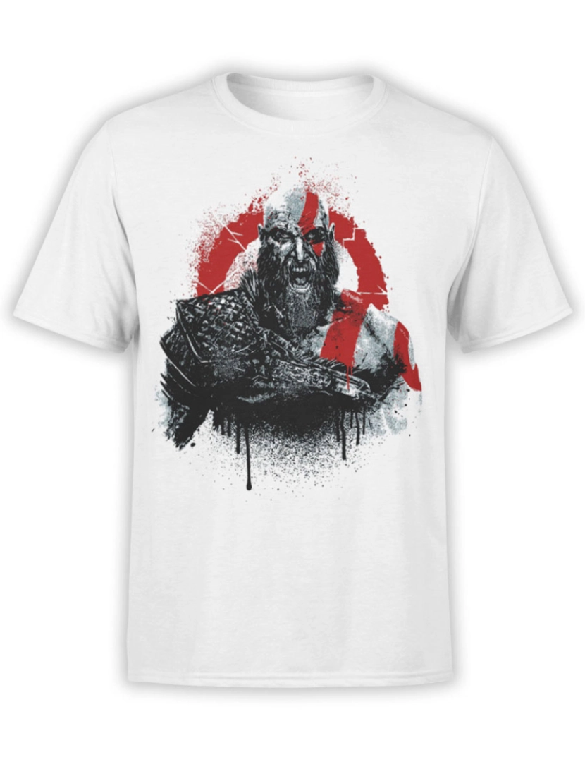 Rockinstone - Camiseta God of War Raiva-S