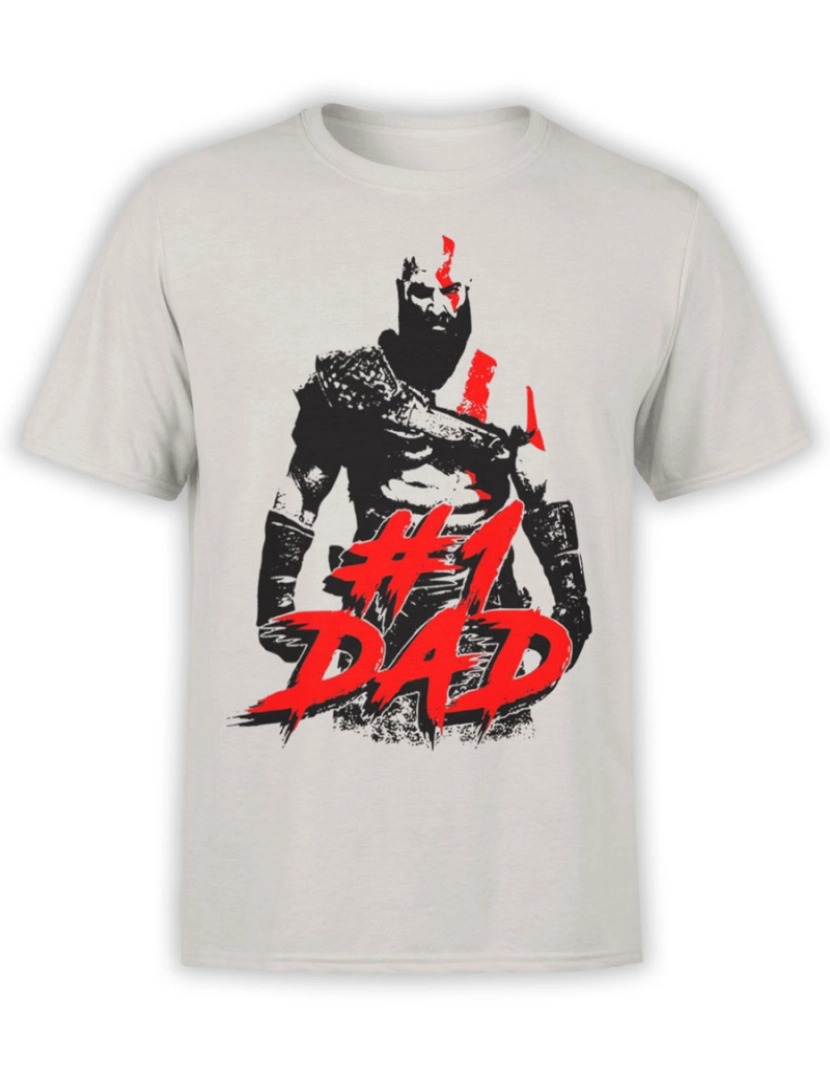 Rockinstone - Camiseta God of War #1 Pai-S