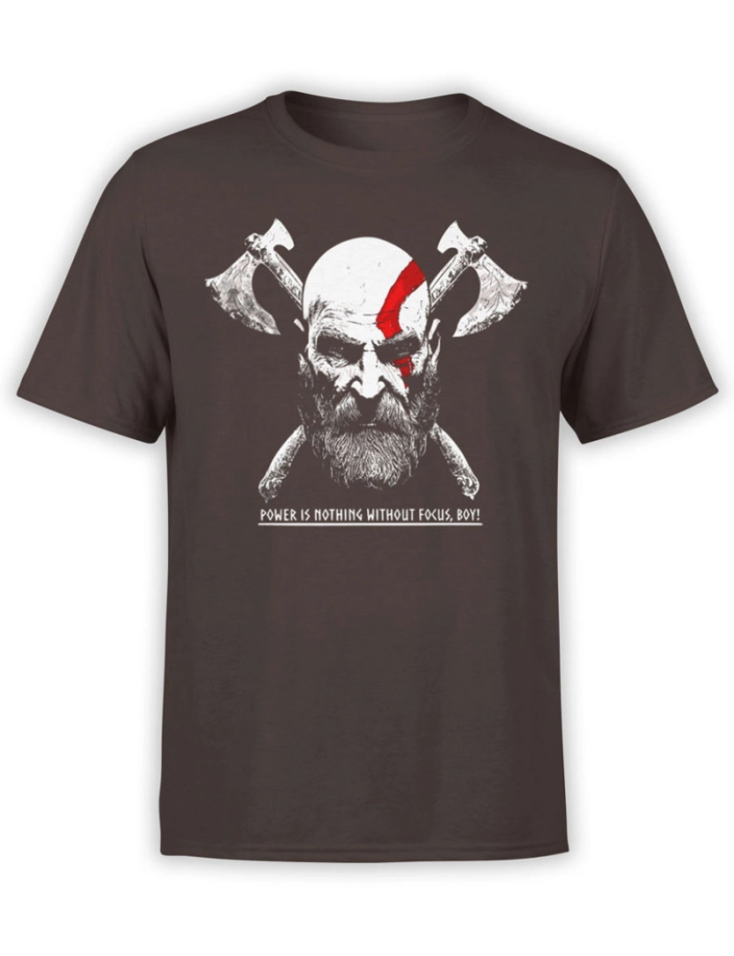 imagem de Camiseta God of War O poder não é nada-S1