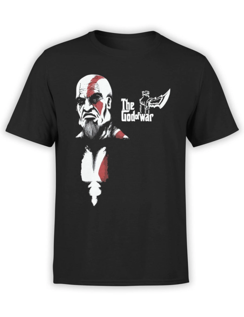 Rockinstone - Camiseta God of War Kratos Pai-S