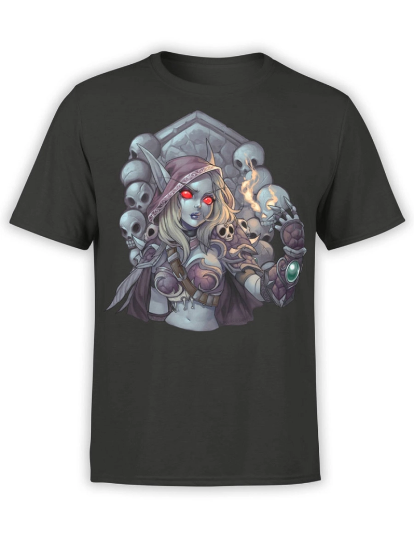 Rockinstone - Camiseta Sylvanas Windrunner do World of Warcraft-S