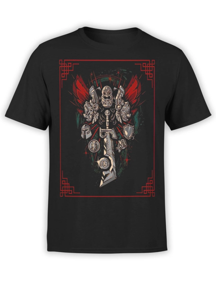 Rockinstone - Camiseta Paladino do World of Warcraft-S