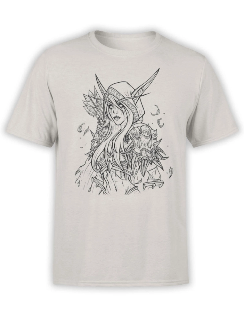 Rockinstone - Camiseta Sylvanas Windrunner do World of Warcraft-S