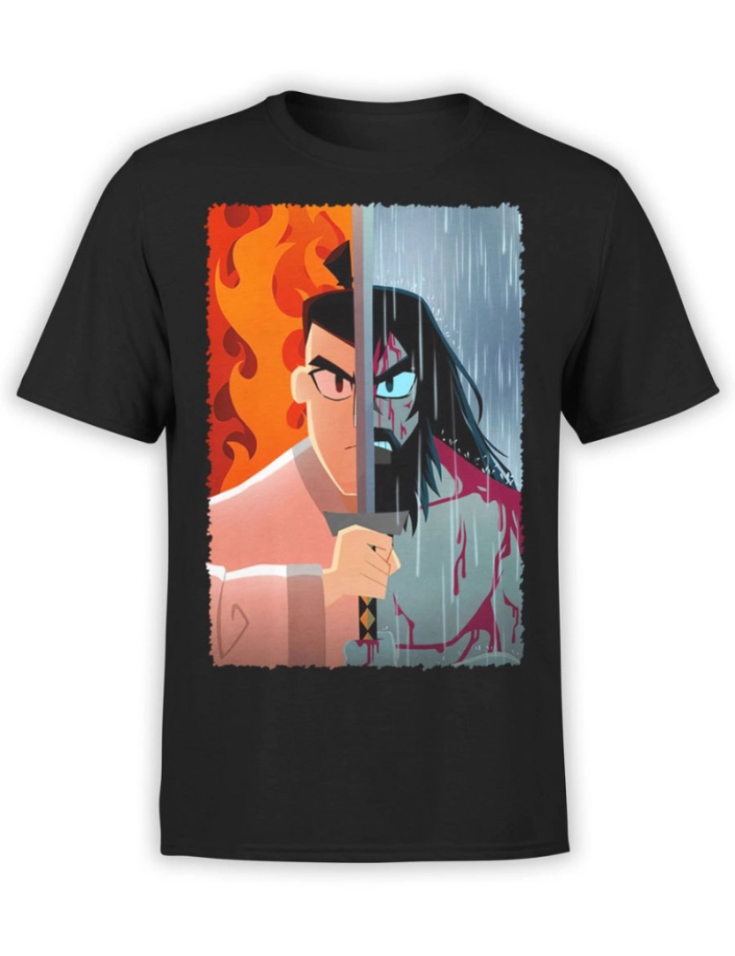 imagem de Hora da camiseta Samurai Jack-S1